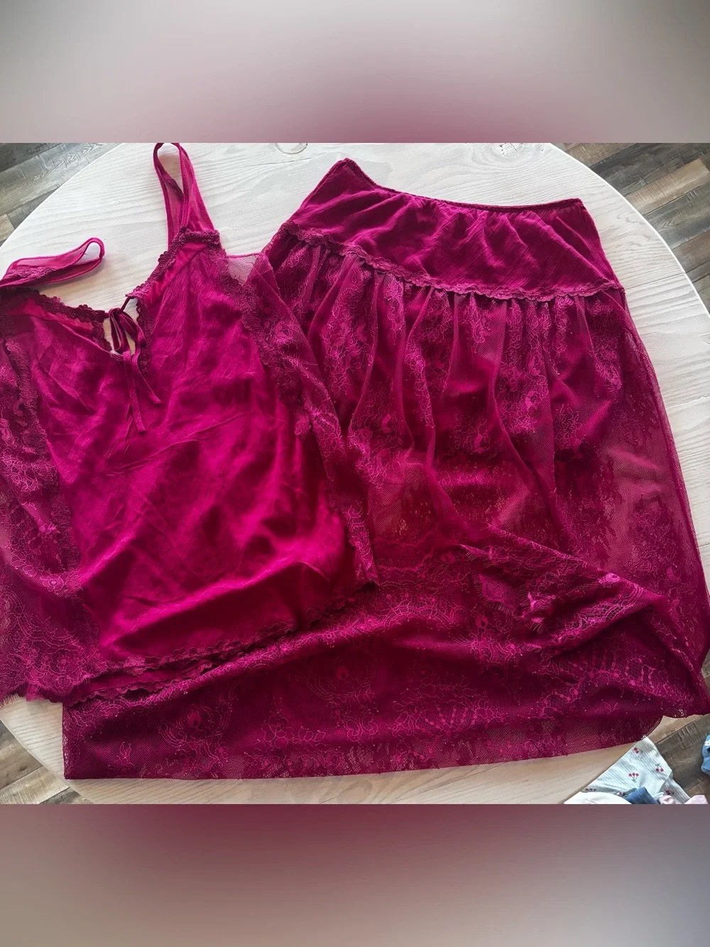 Free People Together Again Slip Skirt Set Size Medium - Picture 5 of 8